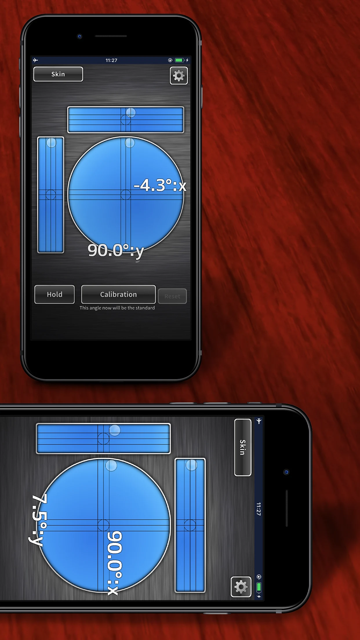 level gauge screenshot