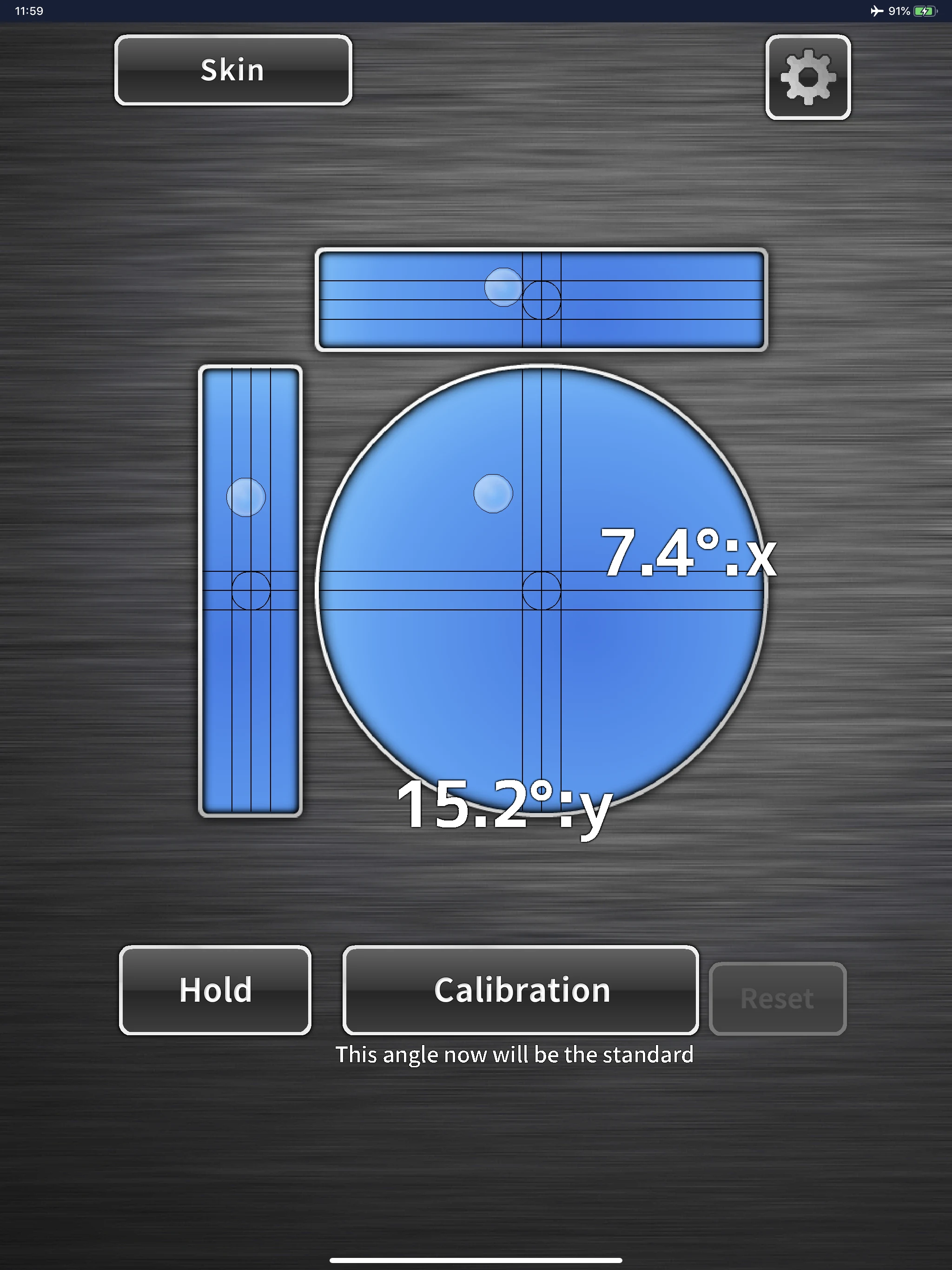 level gauge screenshot