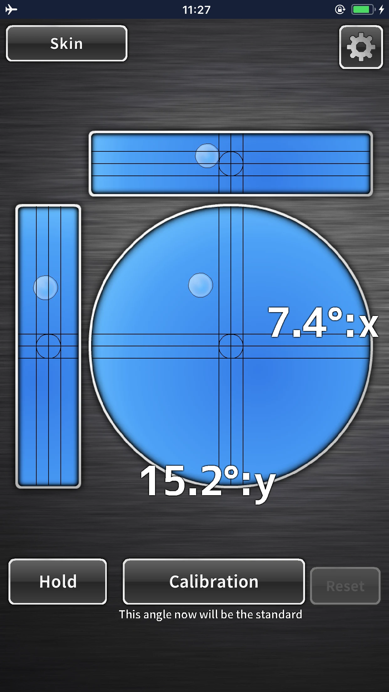 level gauge screenshot